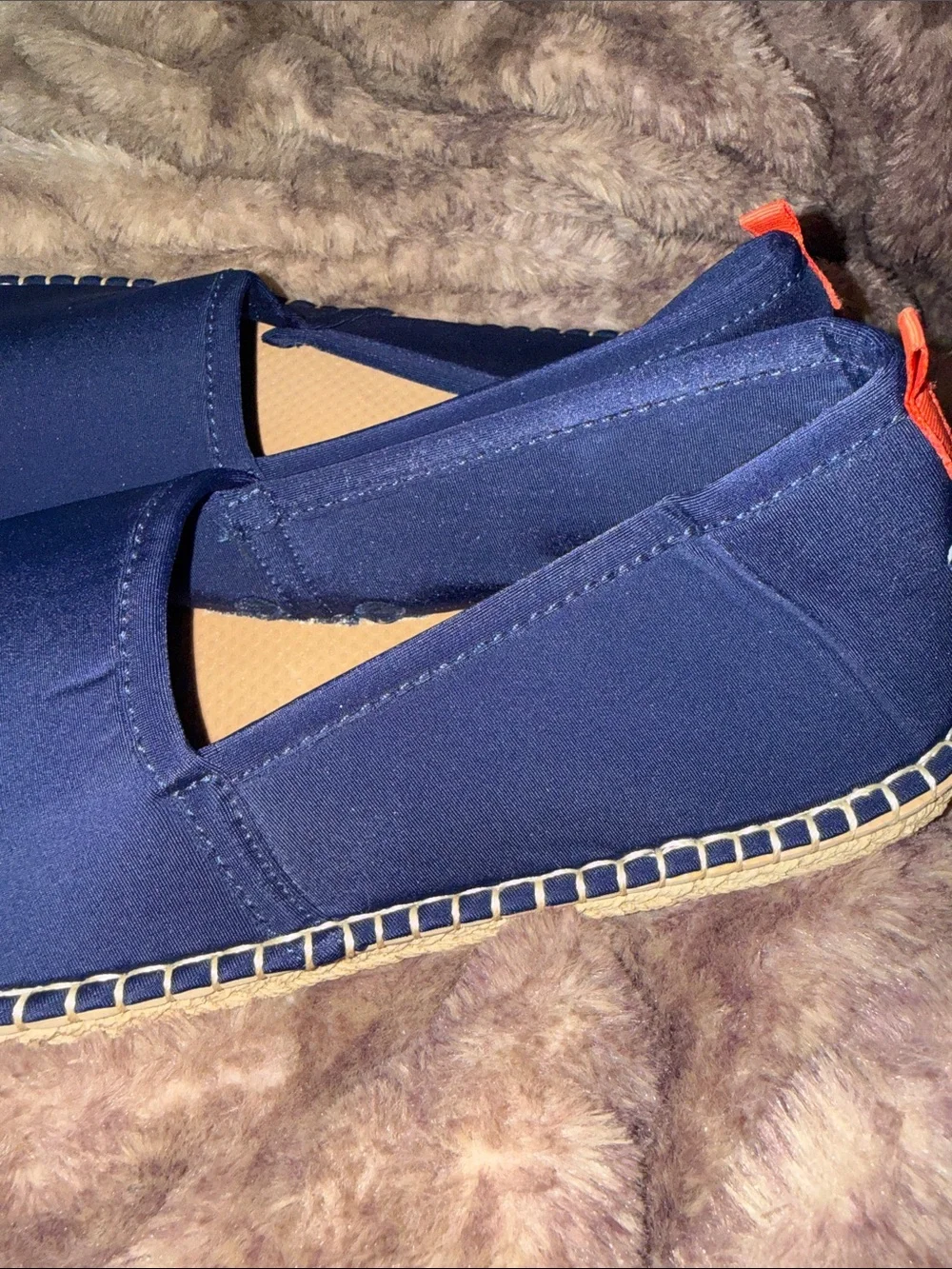 Sea Star waterproof espadrilles. Navy. Size 10. NWT